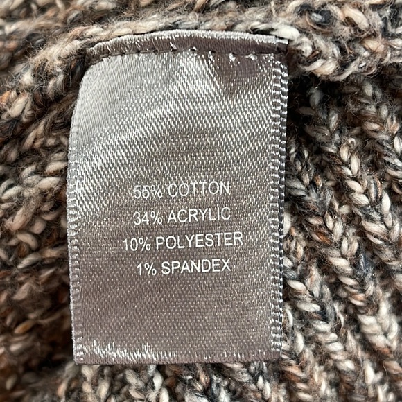 MARLED REUNITED CLOTHING Button Front Brown Knit Cardigan Sweater Women XL - Picture 9 of 9